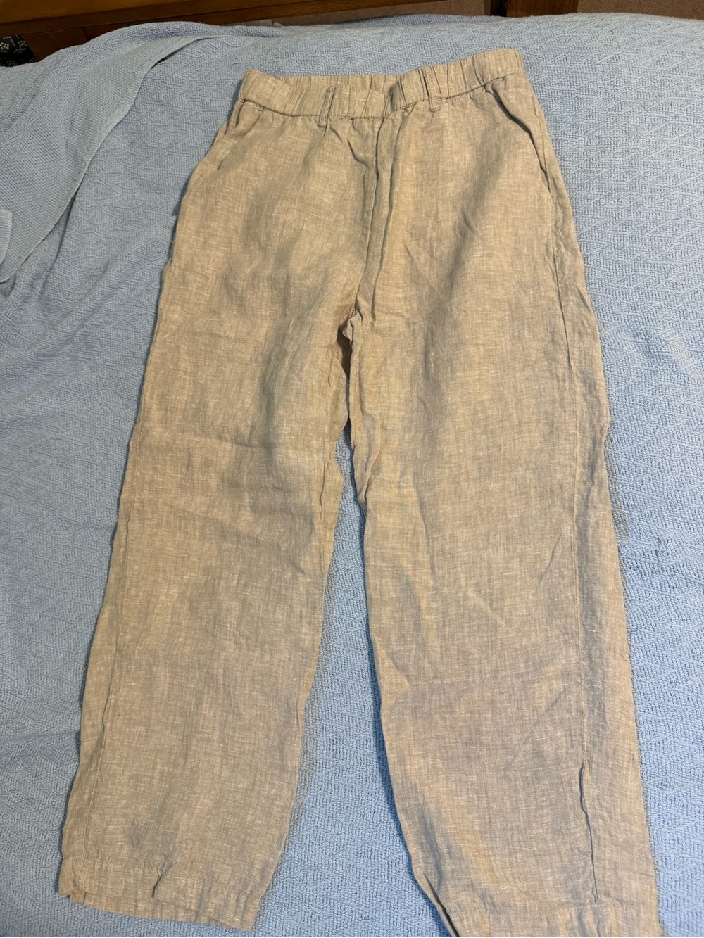Quince 100% Linen Cropped Pants
